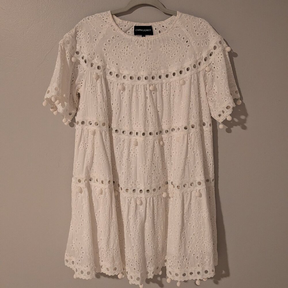 Cynthia Rowley Eyelet Postcard Dress